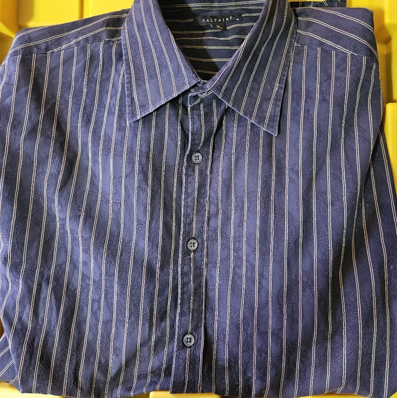 Long Sleeve Button Down by Saltaire Sz XL - Picture 5 of 7